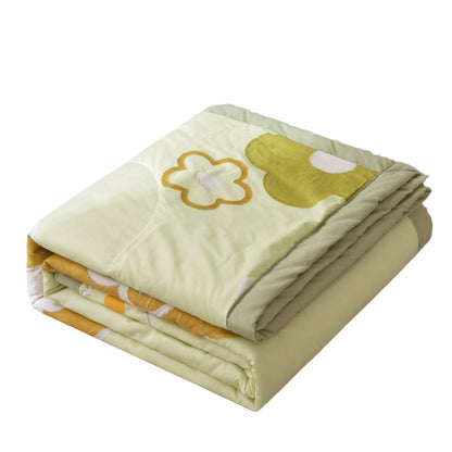 Soft Summer Printed Blanket for Kids, Washable Twin Size