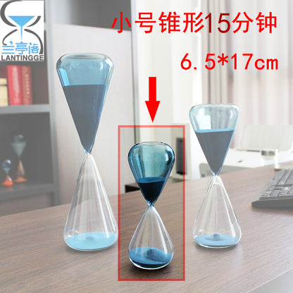 Colorful Glass Hourglass Decorative Home Gift