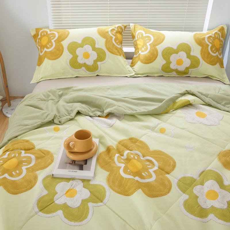 Soft Summer Printed Blanket for Kids, Washable Twin Size