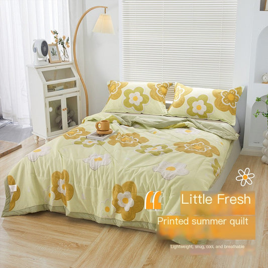 Soft Summer Printed Blanket for Kids, Washable Twin Size