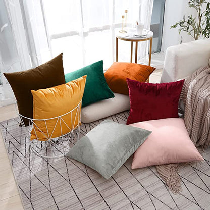 Wholesale Velvet Thick Luxury Sofa Cushion with Custom Logo