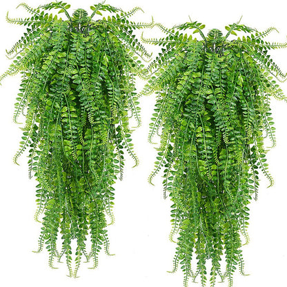 Artificial Hanging Fern Plant Decor