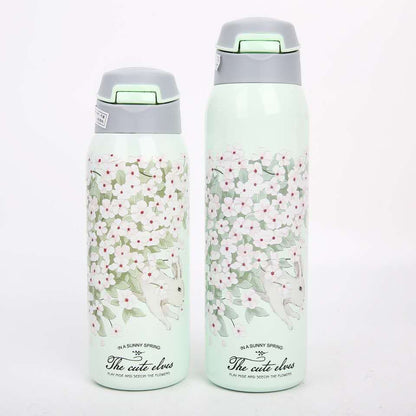 Cute Large Capacity Insulated Straw Cup for Adults