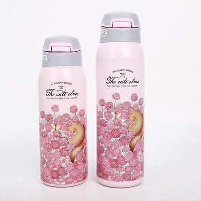 Cute Large Capacity Insulated Straw Cup for Adults