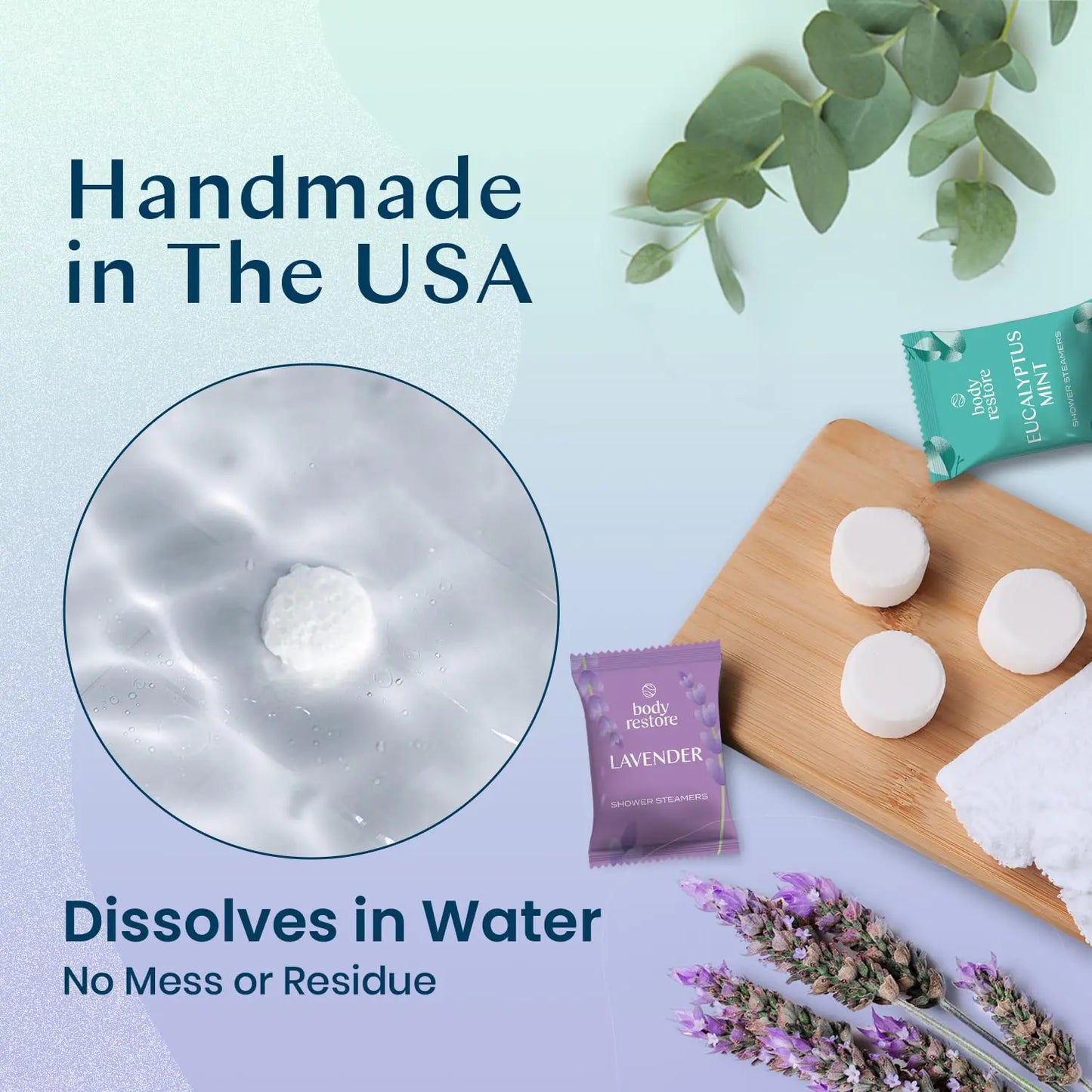 Body Restore Shower Steamers Aromatherapy 6 Pack