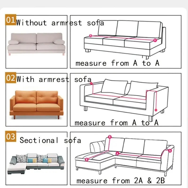 Cat Scratch Resistant Sofa Cover for Home Decor (1pc)