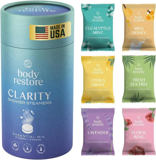 Body Restore Shower Steamers Aromatherapy 6 Pack