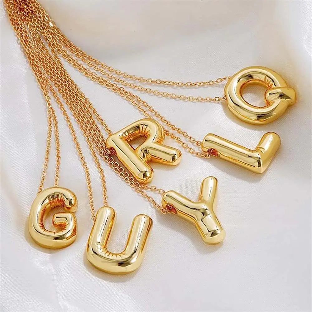 14K Gold Plated Initial Necklaces